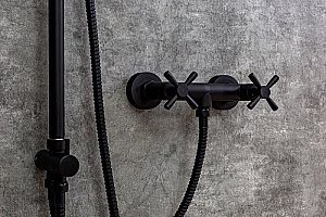 Душевая система Orange Mia M34-922b черный матовый купить в интернет-магазине сантехники Sanbest