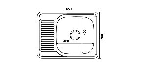 Мойка кухонная MIXLINE ML 529332 хром купить в интернет-магазине сантехники Sanbest