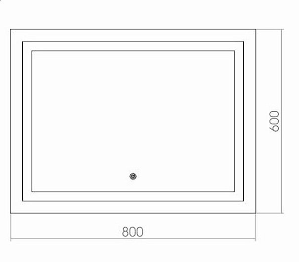 Зеркало MIXLINE Ливия 533668 80 в ванную от интернет-магазине сантехники Sanbest