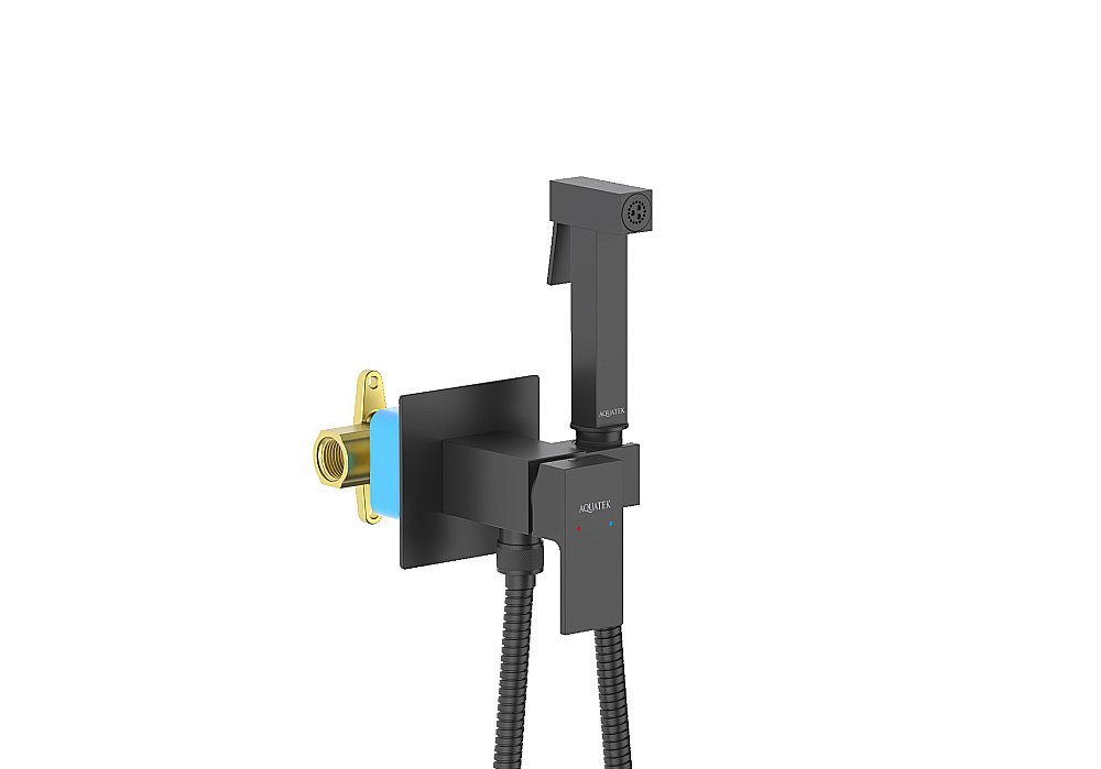 Гигиенический душ Aquatek Либра AQ1022MB черный матовый купить в интернет-магазине сантехники Sanbest