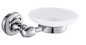 Мыльница CeramaLux Bianco 52004 хром купить в интернет-магазине сантехники Sanbest