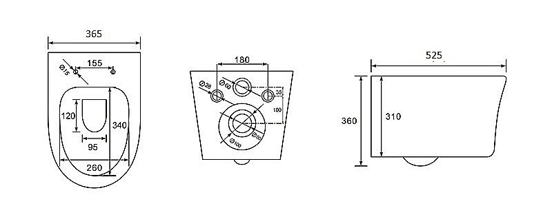 Унитаз с инсталляцией Aquatek Ника SET AQUATEK НИКА белый, с крышкой микролифт, безободковый купить в интернет-магазине Sanbest