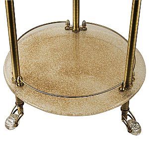 Столик Migliore Cristalia ML.CRS-60.249.BR бронза/Swarovski купить в интернет-магазине сантехники Sanbest