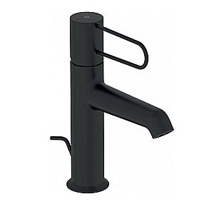 Cмеситель для раковины Jacob Delafon Odeon Rive Gauche E21028-BL-BL черный матовый купить в интернет-магазине сантехники Sanbest