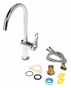 Смеситель для кухни Orange Splito M36-000cr купить в интернет-магазине сантехники Sanbest