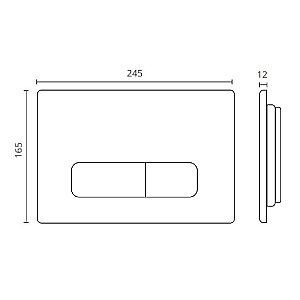 Кнока для инсталляции Ctesi Keen BK0202109 бронза купить в интернет-магазине сантехники Sanbest