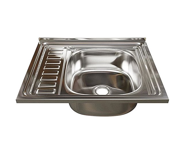 Мойка кухонная MIXLINE ML 538191 хром купить в интернет-магазине сантехники Sanbest