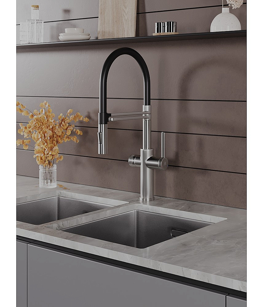 Смеситель для кухни Agger Elegant A3252522 сатин матовый купить в интернет-магазине сантехники Sanbest