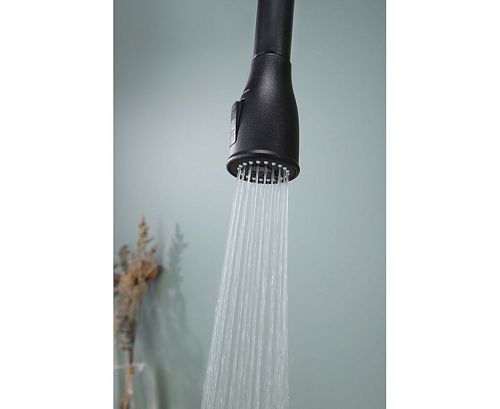 Смеситель для кухни Paulmark Lange La214212-BLM черный  купить в интернет-магазине сантехники Sanbest