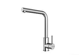 Смеситель для кухни Paulmark Twin Tw213622-BS брашированная сталь купить в интернет-магазине сантехники Sanbest