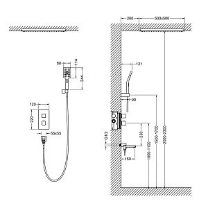 Душевая система Timo Petruma SX-5019/00SM купить в интернет-магазине сантехники Sanbest