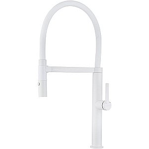 Смеситель для кухни Paulmark Leader Le214101-WH белый матовый купить в интернет-магазине сантехники Sanbest