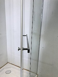 Душевой уголок CeruttiSpa Chika 100x100 CHIKA ZP101T стекло прозрачное/профиль хром купить в интернет-магазине Sanbest