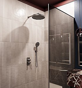 Душевая система Vincea Domus VSFW-5DM0GM вороненая сталь купить в интернет-магазине сантехники Sanbest