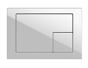 Кнопка для инсталляции Cersanit: CORNER 64077 белый матовый купить в интернет-магазине сантехники Sanbest