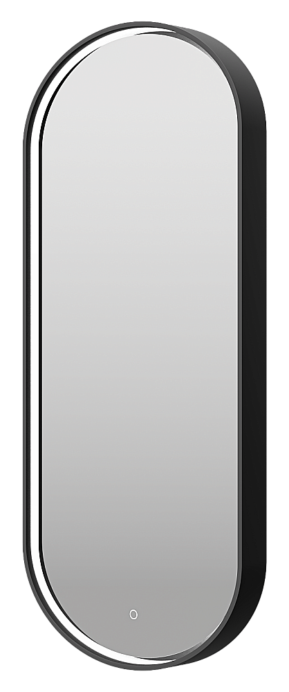 Зеркало Brevita Сатурн SAT-Dro1-050-black 50x115 черное в ванную от интернет-магазине сантехники Sanbest