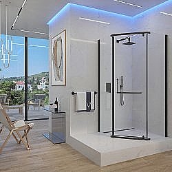 Душевой уголок Veconi Rovigo RV36B-80-01-C5 80х80 купить в интернет-магазине Sanbest