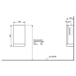 Сушилка для рук TOTO PUBLIC DRYER TYC424W купить в интернет-магазине сантехники Sanbest