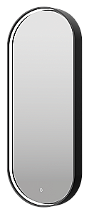 Зеркало Brevita Сатурн SAT-Dro1-050-black 50x115 черное в ванную от интернет-магазине сантехники Sanbest