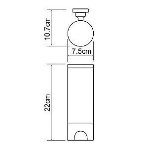 Диспенсер для ватных дисков WasserKRAFT K-1079 купить в интернет-магазине сантехники Sanbest