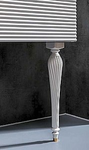 Тумба с раковиной Armadi Art Vallessi Avantgarde Linea 100 со столешницей белая с золотом для ванной в интернет-магазине Sanbest