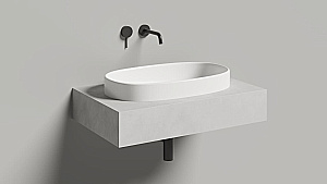 Раковина Salini GRECA S-Stone 1803201M 65 белая купить в интернет-магазине Sanbest