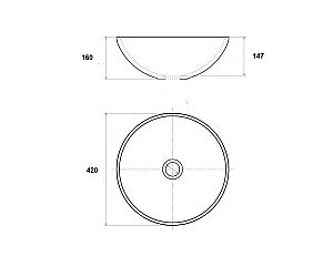 Раковина накладная Bronze de Luxe Melody 42 2241 с декором купить в интернет-магазине Sanbest