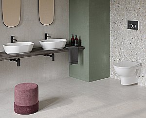 Раковина накладная Vitra Geo 55 7427B003-0012 белая купить в интернет-магазине Sanbest