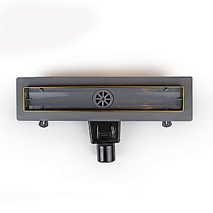 Душевой лоток RGW Drain Leo-30-40 40 60213040-06 золото брашированное купить в интернет-магазине Sanbest