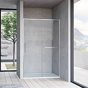 Душевая дверь Vincea Slim Soft VDS-1SS120CLBN 120 профиль брашированный никель/стекло прозрачное купить в интернет-магазине Sanbest