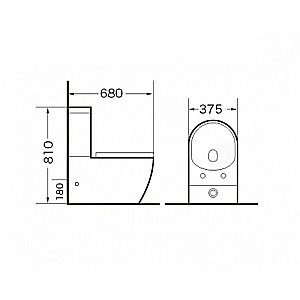 Унитаз напольный Grossman GR-4446 безободковый, с бачком, с крышкой микролифт купить в интернет-магазине Sanbest