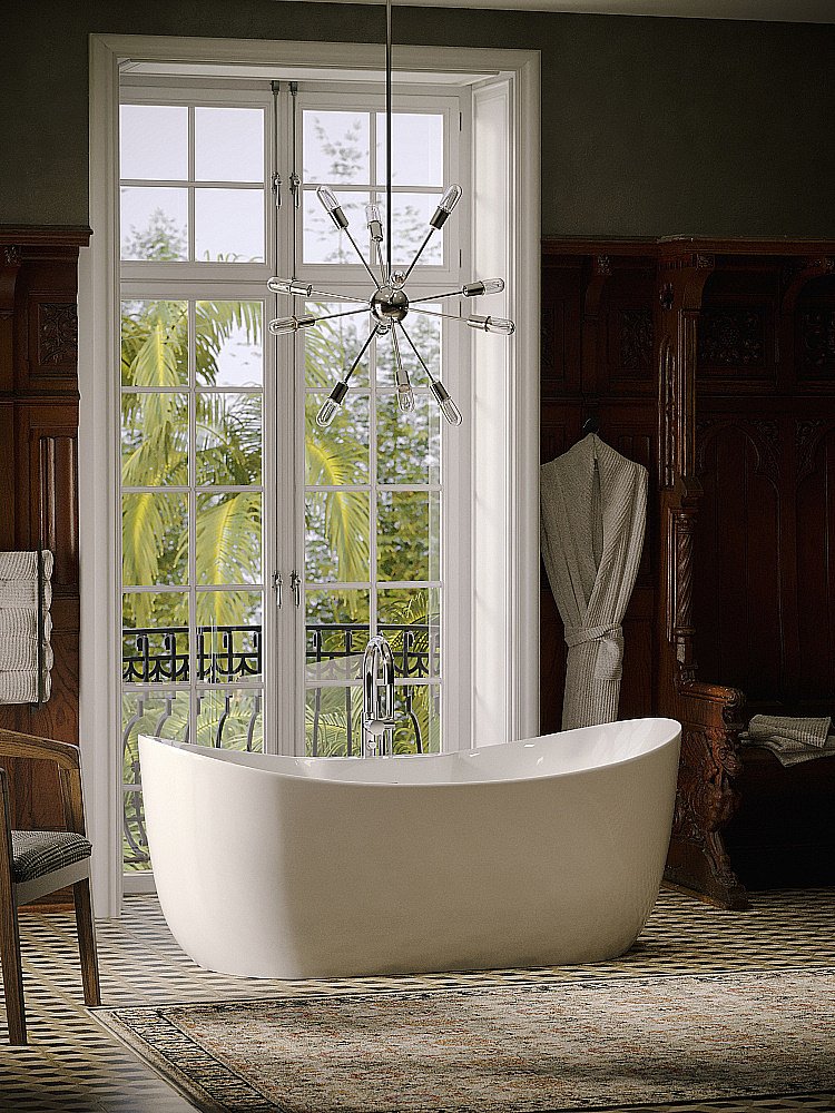 Акриловая ванна Sancos Jazz 170x80 FB17 белая купить в интернет-магазине Sanbest