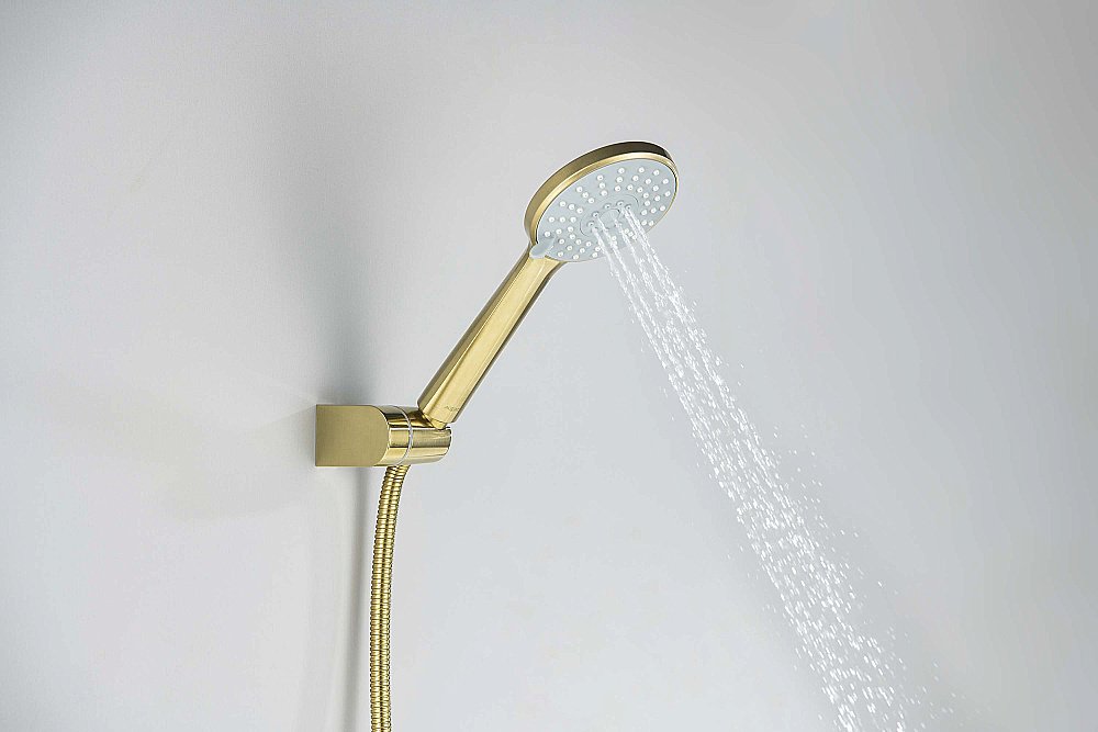 Смеситель для ванны Aquatek Оберон AQ1249BG золото шлифованное купить в интернет-магазине сантехники Sanbest