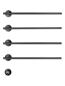 Полотенцесушитель электрический встраиваемый WONZON & WOGHAND DORTMUND, Темный графит (WW-A364-GM) купить в интернет-магазине сантехники Sanbest