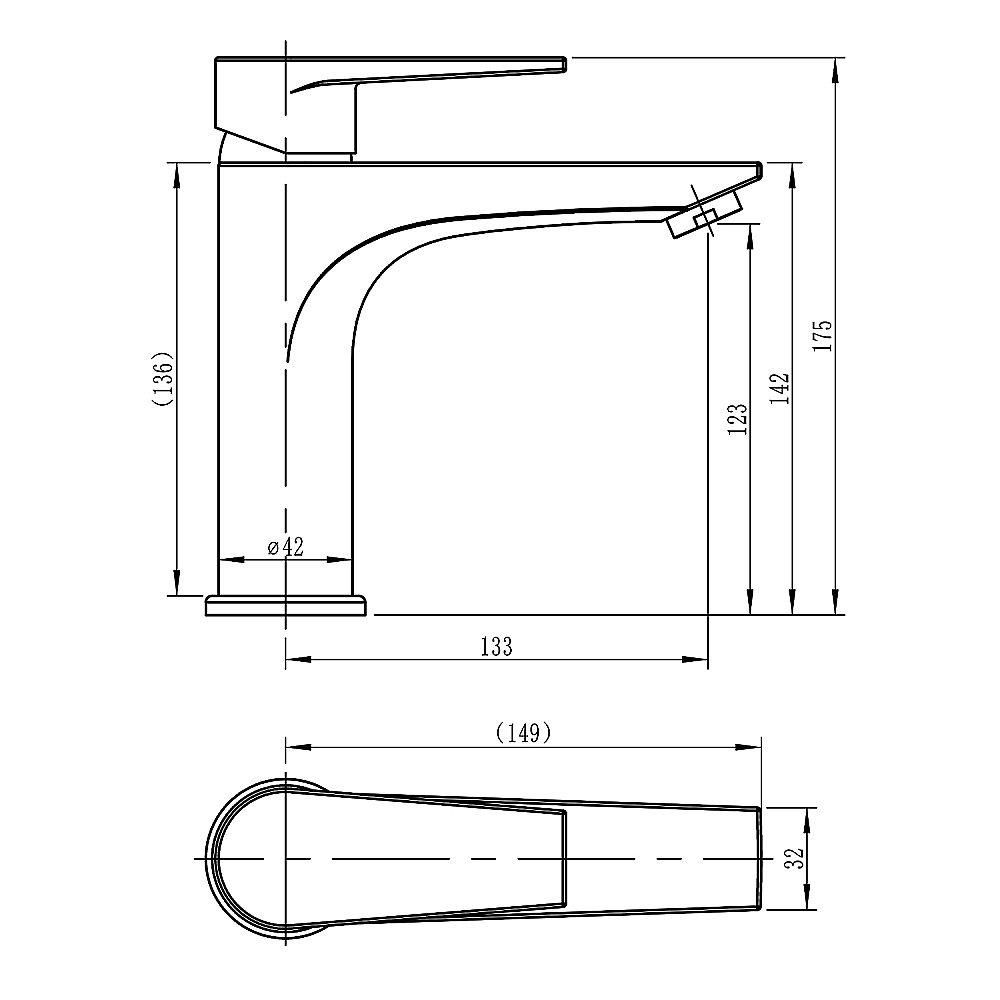 Смеситель для раковины LORANTO SOFIA LR10273000 хром купить в интернет-магазине сантехники Sanbest