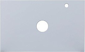 Столешница для раковины Aquanet Арт 75 белый матовый для ванной в интернет-магазине сантехники Sanbest