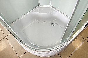 Душевая кабина Royal Bath FATO RB 85CK-М-CH 85 стекло рифленое/профиль хром купить в интернет-магазине Sanbest