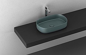 Раковина ISVEA Infinity 55 10NF65055SV-2P изумрудный матовый купить в интернет-магазине Sanbest