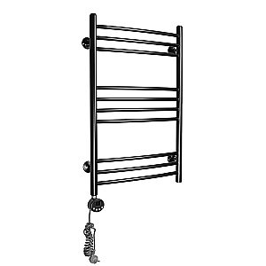 Полотенцесушитель электрический Domoterm Калипсо П10 500x800 ЧРН E черный купить в интернет-магазине сантехники Sanbest