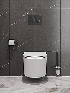 Унитаз подвесной BelBagno Unique BB007CH-TOR/SC белый, безободковый, с крышкой микролифт, слив-торнадо купить в интернет-магазине Sanbest
