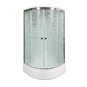 Душевая кабина DTO Серия ЕМ ЕМ2710 стандартная 100x100 купить в интернет-магазине Sanbest
