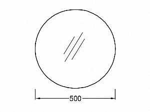 Зеркало с подсветкой Jacob Delafon EB1450-NF D50 в ванную от интернет-магазине сантехники Sanbest