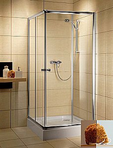 Душевой уголок Radaway Design&Classic C 90x90 30050-01-08 стекло коричневое/профиль хром купить в интернет-магазине Sanbest