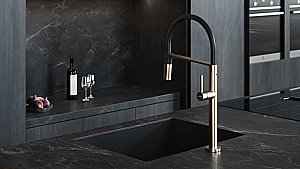 Смеситель для кухни Boheme UNO 114-NB никель брашированный купить в интернет-магазине сантехники Sanbest