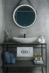 Раковина накладная Gid Creativo 56 N9176 51129 белая купить в интернет-магазине сантехники Sanbest