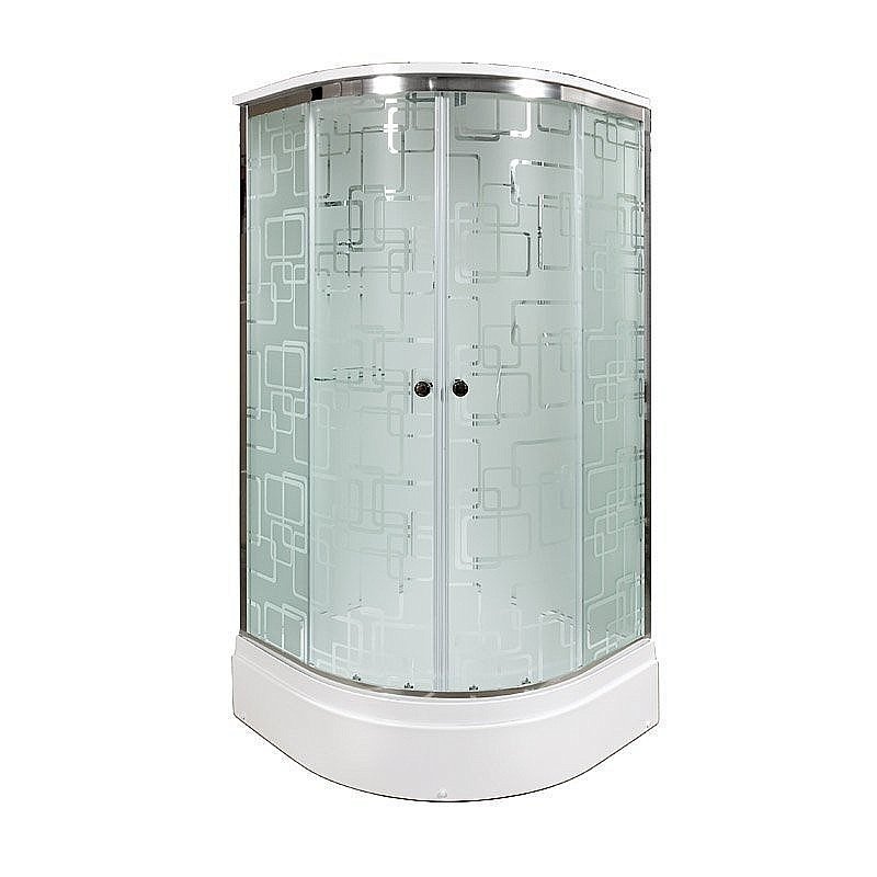 Душевая кабина DTO Серия ЕМ ЕМ2710 стандартная 100x100 купить в интернет-магазине Sanbest