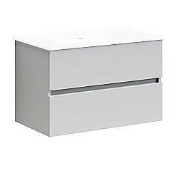 Тумба под раковину Sancos Urban UR80W белый глянец купить в интернет-магазине сантехники Sanbest