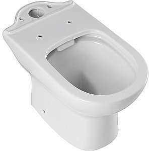 Унитаз напольный Aquanet Ray 326011 безободковый, с бачком, с крышкой микролифт, слив торнадо купить в интернет-магазине Sanbest