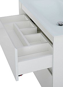 Тумба с раковиной BelBagno KRAFT PIA 80 белая матовая для ванной в интернет-магазине Sanbest