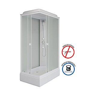 Душевая кабина Niagara Promo P120/90/26Q/MT 120х90 матовое/профиль белый купить в интернет-магазине Sanbest